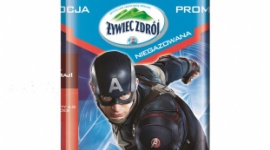 "Avengers: Czas Ultrona” na etykietach Żywiec Zdrój Zakupy, LIFESTYLE - Żywiec Zdrój wprowadza nowość do portfolio niegazowanej wody źródlanej. W kwietniu na sklepowe półki trafiły butelki o pojemności 0,5l z bohaterami filmowego hitu Marvela „Avengers: Czas Ultrona”.