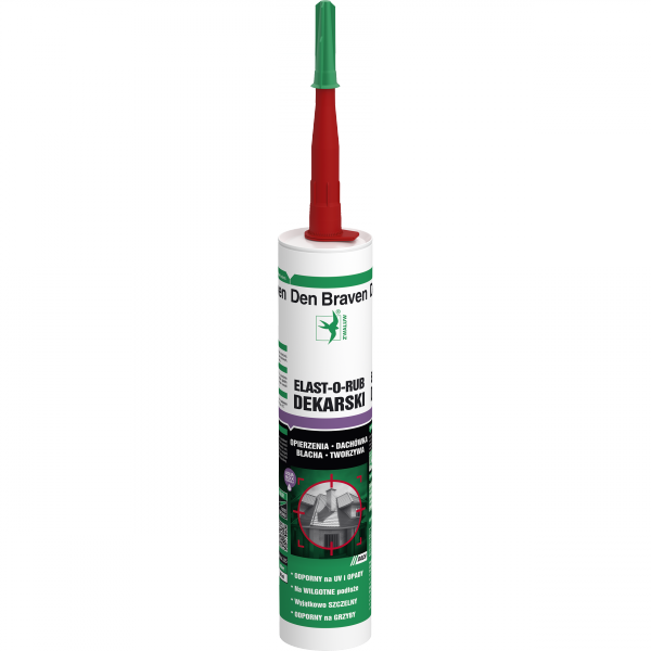 Dachowy problem z głowy – niezawodny kit dekarski Elast-O-Rub firmy Den Braven , den braven, kauczuk, jesień, dach - Aby bez obaw wypatrywać złocistej jesieni warto jak najszybciej zlikwidować niewielkie mankamenty na naszym dachu. Z pomocą przyjdzie nam jednoskładnikowy kauczukowy kit dekarski Elast-O-Rub firmy Den Braven. Ten cieszący się wieloletnim zaufaniem produkt to specjalista z zakresu uszczelnień, a zarazem skuteczny sposób na suche, przytulne i bezpieczne wnętrze naszego domu.