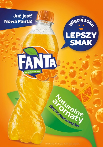 Nowa FANTA – więcej soku!