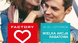 Spadają liście z drzew i ceny w Factory Zakupy, LIFESTYLE - Listopad nie musi być smutnym miesiącem. Można skutecznie poprawić sobie humor zakupami w stylu smart. Od 14 do 30 listopada umożliwi to wrocławskie Factory, które z myślą o wszystkich osobach szukających oszczędności i własnego stylu organizuje Wielką Akcję Rabatową