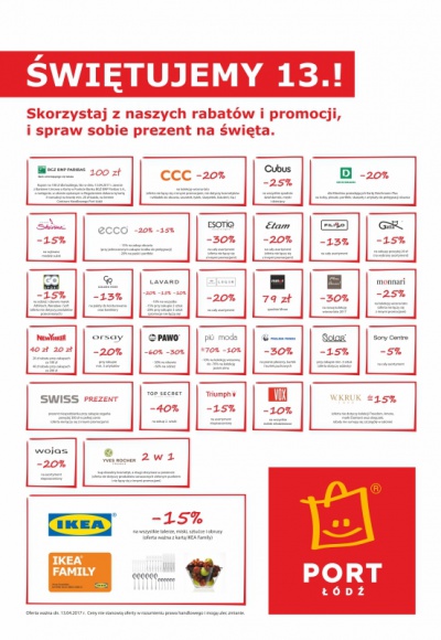 Przedświąteczny dzień rabatów w Porcie Łódź