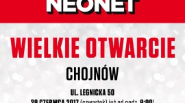 Wielkie Otwarcie NEONET w Chojnowie Zakupy, LIFESTYLE - Bony zakupowe dla pierwszych 50 osób, konkurs z nagrodami, promocje i obniżki cen na cały asortyment – to wszystko już w ten czwartek (29.06.2017) na Wielkim Otwarciu NEONET w Chojnowie. Start o 9:00 w sklepie NEONET przy ul. Legnickiej 50.