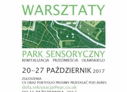 Pierwszy ogólnodostępny Park Sensoryczny w centrum Wrocławia. Etap I – studenci