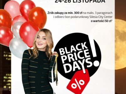 Ogromne przeceny i wyjątkowe okazje. „Black Price Days” w Silesia City Center