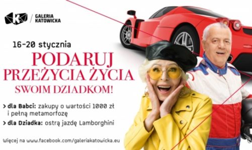 GALERIA KATOWICKA FUNDUJE PRZEŻYCIA ŻYCIA. WYJĄTKOWY KONKURS DLA DZIADKÓW I WNUC