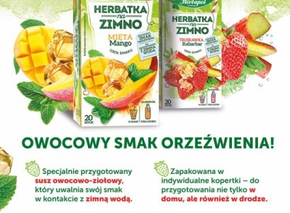 Orzeźwiająca nowość! Poczuj moc owocowych herbatek na zimno od marki Herbapol