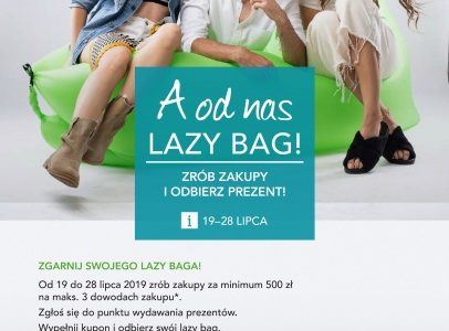 Lazy bag na wakacyjne lenistwo w Zielonych Arkadach