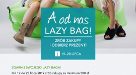 Lazy bag na wakacyjne lenistwo w Zielonych Arkadach Zakupy, LIFESTYLE - Zielone Arkady umilają klientom letni wypoczynek. Na tych, którzy odwiedzą bydgoskie centrum handlowe w dniach 19-28 lipca i zrobią zakupy, czeka upominek – lazy bag.