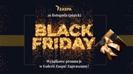 Black Friday w Galerii Zaspa Zakupy, LIFESTYLE - Black Friday to coraz popularniejsze święto zakupów również w Polsce. I nic w tym dziwnego. W ostatni piątek listopada można zrobić zakupy płacąc dużo mniej. Na dzień wyprzedaży zaprasza również Galeria Zaspa.