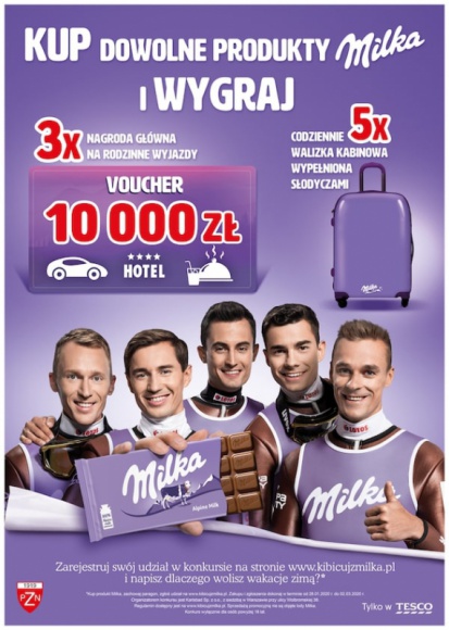 Konkurs konsumencki w Tesco w ramach kampanii „Milka. Sercem z Naszymi”