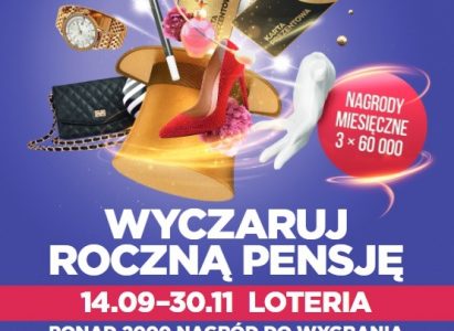 Wielka loteria „Wyczaruj roczną pensję” z Atrium Copernicus